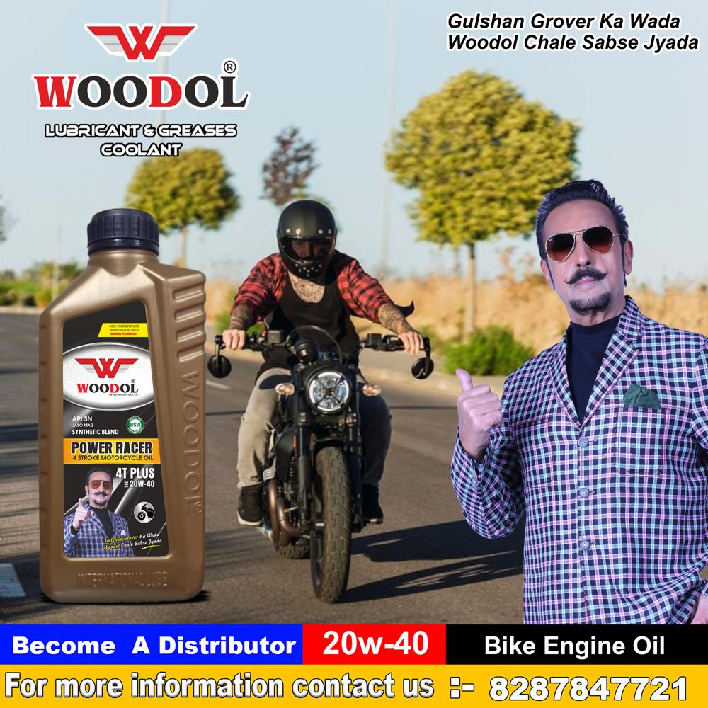 Four Stroke Bike Engine Oil - 20w-40 Viscosity, 1 Liter Plastic Bottle | Synthetic Blend With Api Sn Additives For Enhanced Wear Protection