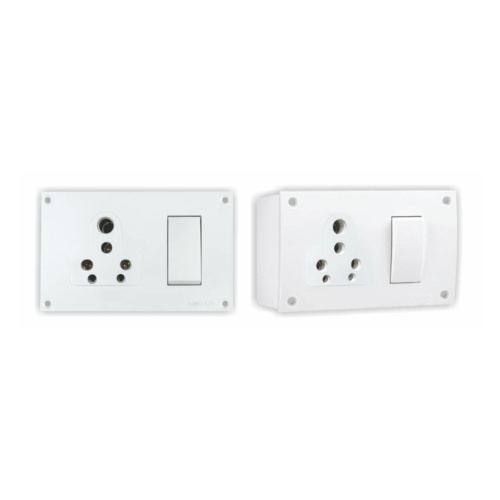 6-16A Polycarbonate Switch And Socket