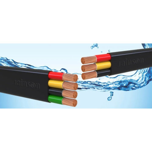 3 Core Submersible Flat Cable - Color: Multicolor