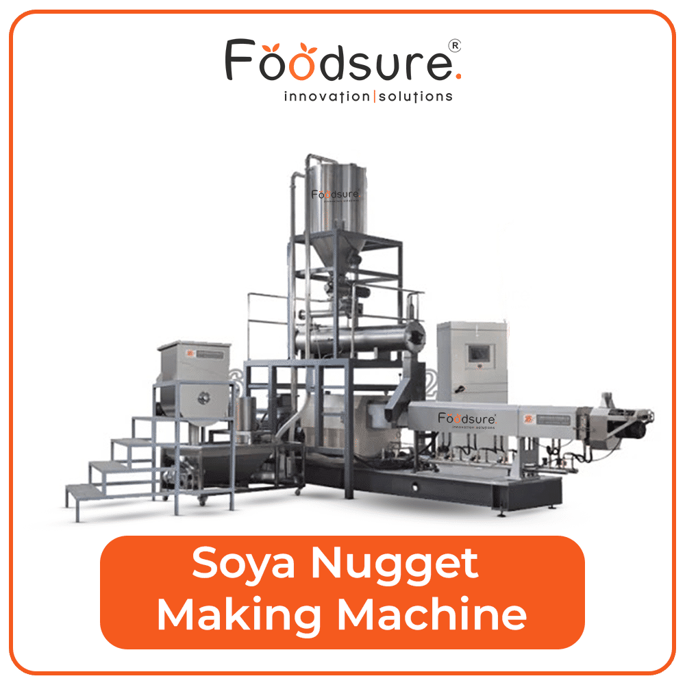 Soya nuggets extruder machine