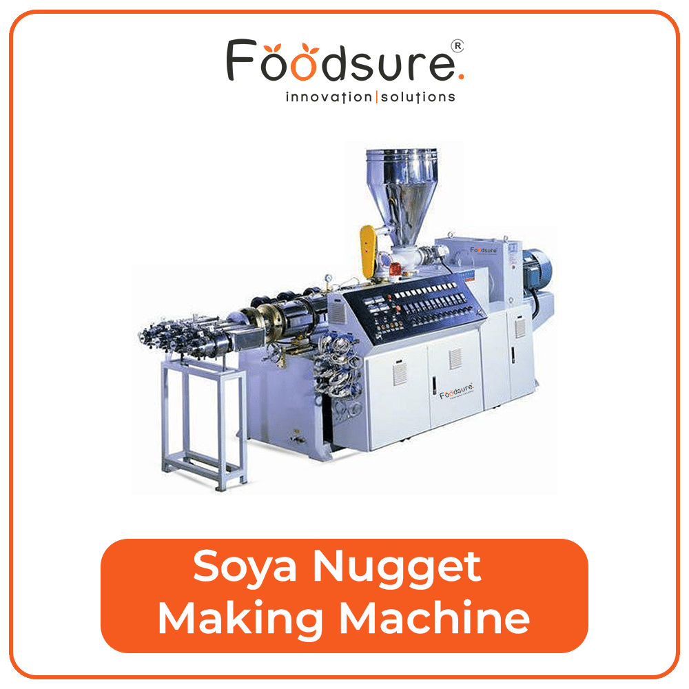 Soya nuggets extruder machine