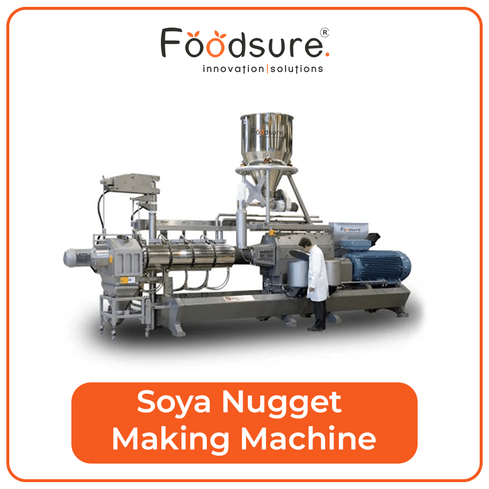 Soya nuggets extruder machine