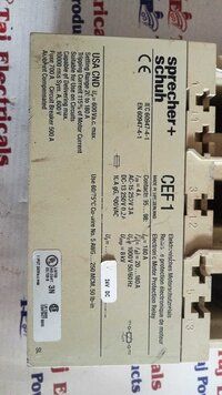 SPRECHER SCHUH CEF1 MOTOR PROTECTION RELAY