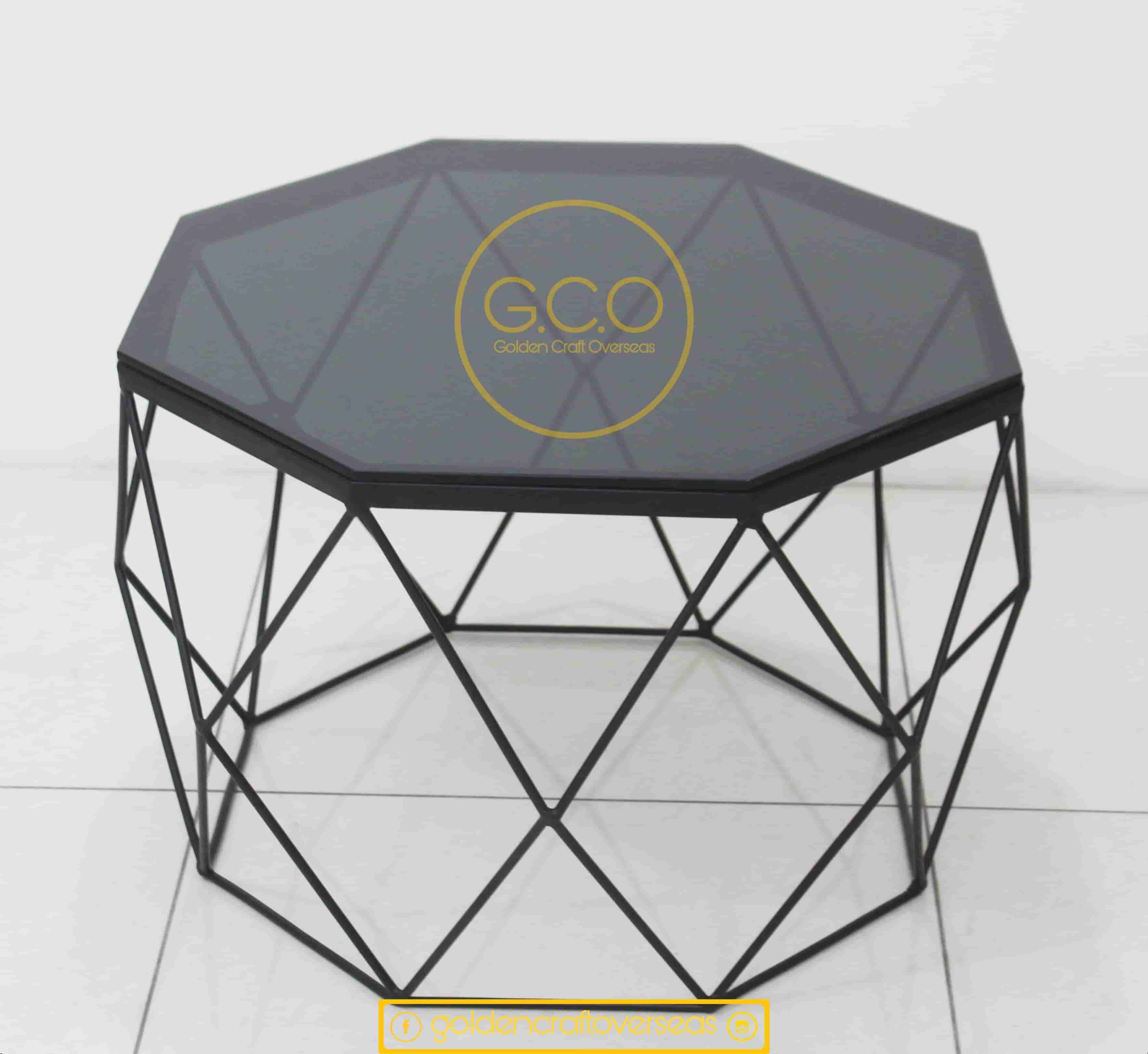 Black Glass Center Table - Application: Anywhere