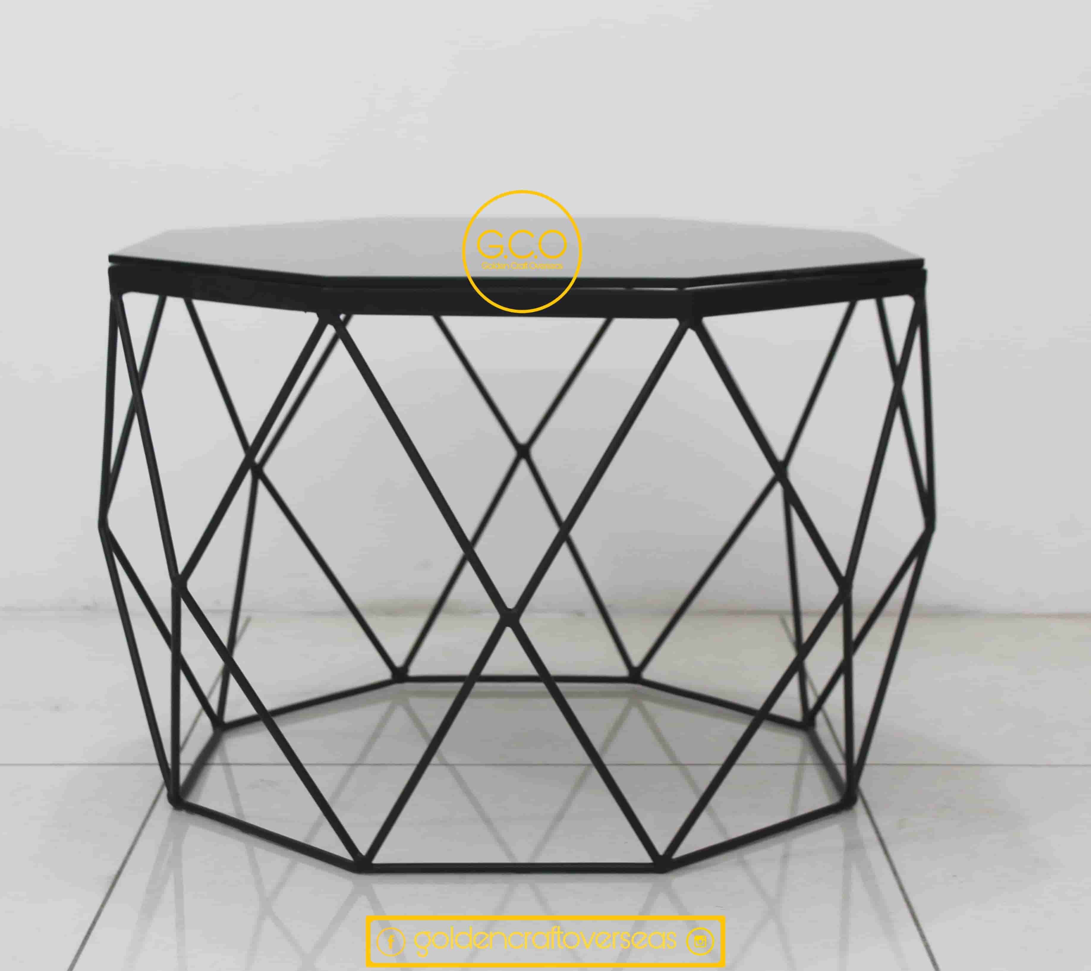Black Glass Center Table - Application: Anywhere