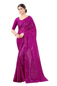 SEQUINS WORK SAREE