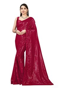 SEQUINS WORK SAREE