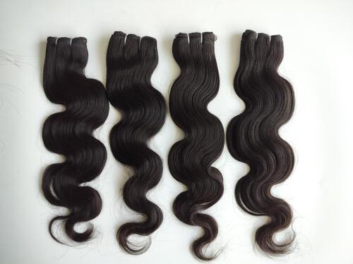 Unprocessed Remy Natural Wavy Weft Bundle Human Hair Extension - Color: Customized All Color