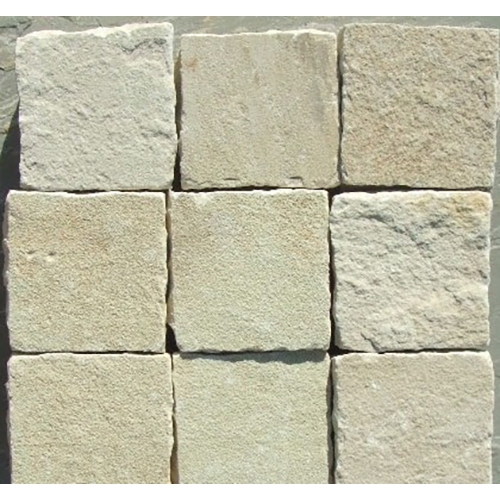 Sandstone Mint Cobbles - Application: Construction