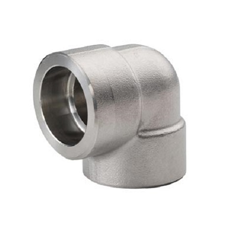 Socket Weld Elbow - Stainless Steel, 1/2"-4", Schedule 40/80, ASTM A403 | Polished Finish, 1500 PSI Pressure Rating, Ideal for Chemical and Food Industries