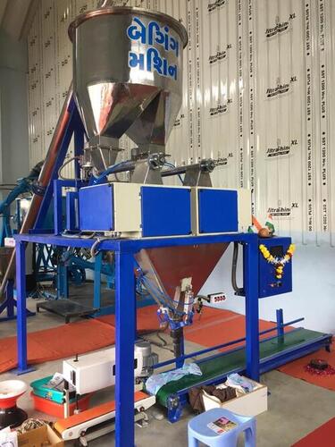 screw feeder dual type bag filling machine