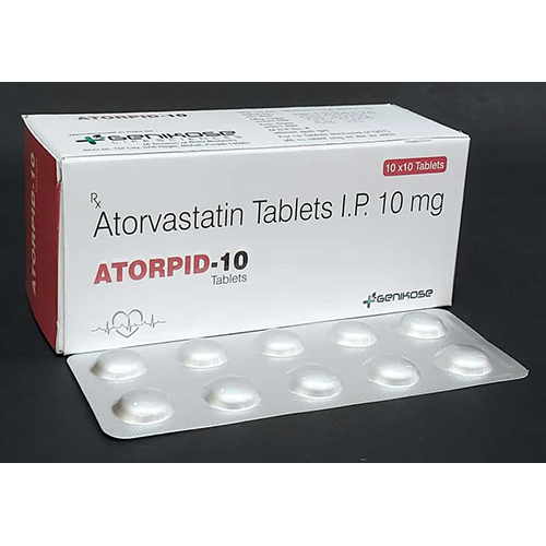 Atorpid-10 Tablets - Drug Type: General Medicines