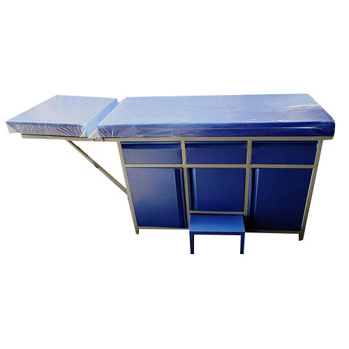 Hospital Examination Couch With Storage - Color: Blue