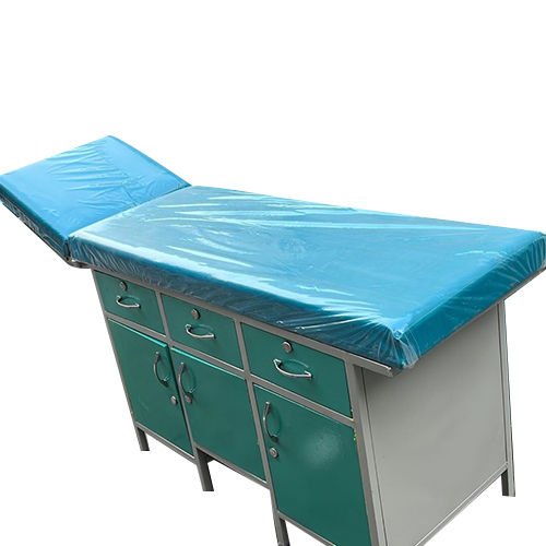 Plain Examination Table - Color: Sky Blue