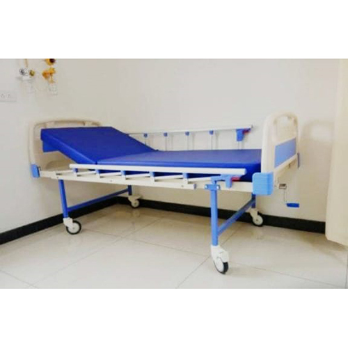 Patient Hospital Bed - Color: White & Blue