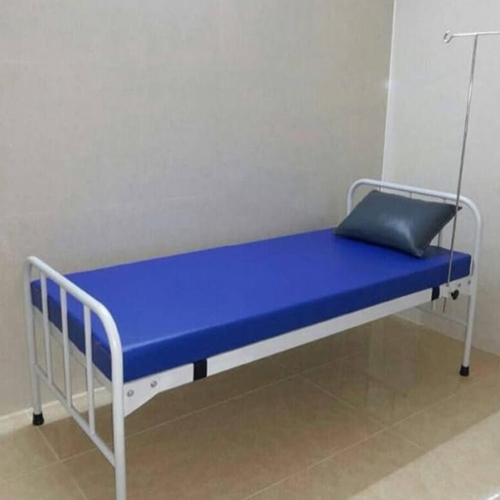 Metal Hospital Bed - Color: White