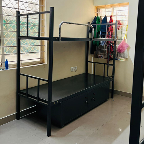 Metal  Bunk Bed With Storage - Assembly: No Assembly Required