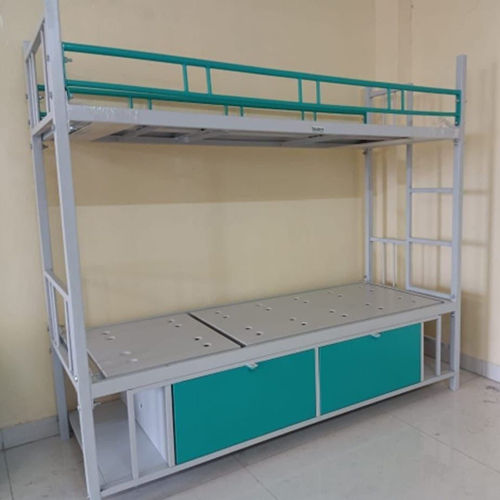 Single Iron Storage Bunk Bed - Assembly: No Assembly Required