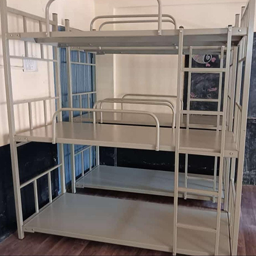 Metal  Three Tire Bunk Bed - Assembly: No Assembly Required