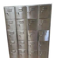 20 Door Steel Locker - Mild Steel, Polished Grey Finish | Durable, Strong, Ample Storage For Secure Organization