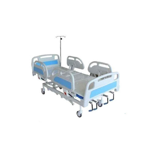 Three Functional Icu Bed - Color: White & Blue