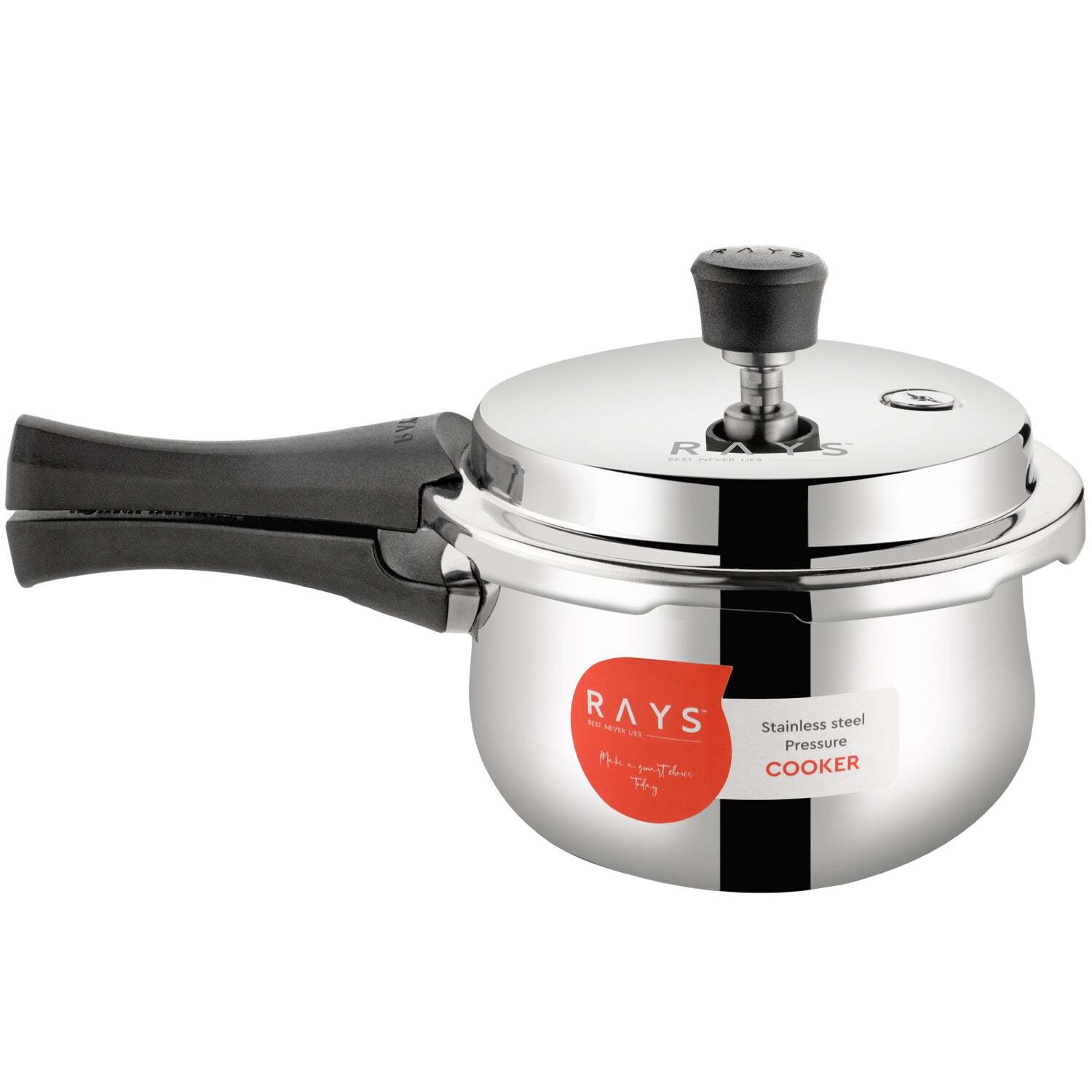 Stainless Steel Rays Fusion Pressure Cookers With Outer Lids