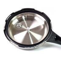 Stainless Steel Rays Fusion Pressure Cookers With Outer Lids
