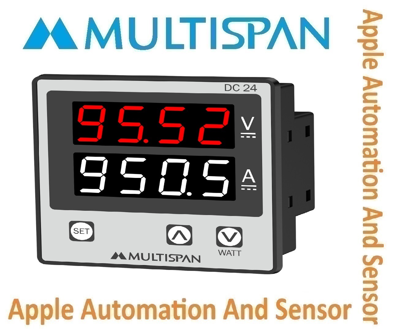 Dc-24 Multispan Digital Dc Amp And Volt Meter