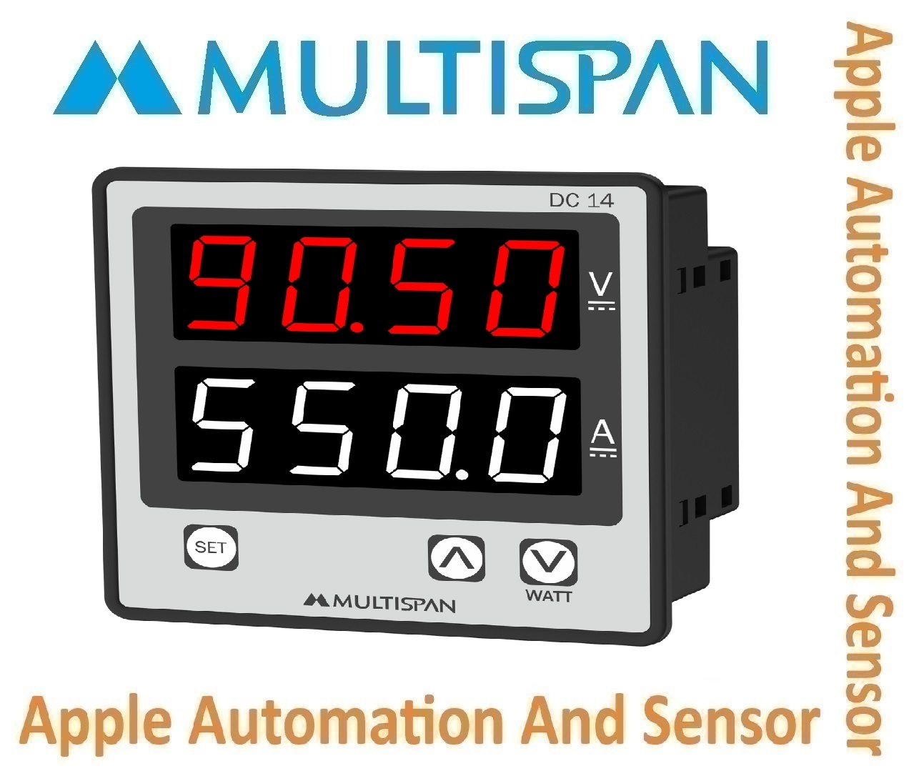 Vaw-34dc Multispan Digital Dc Amp And Volt Meter