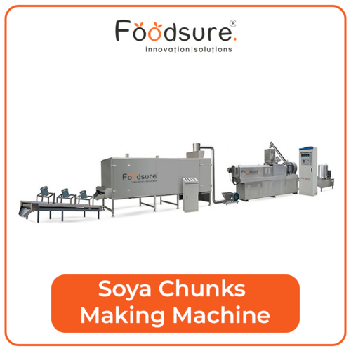Soya Chunks Processing Machine - Capacity: Upto 500 Kg Kg/Hr