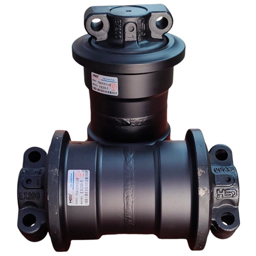 Excavator Track Roller - Stainless Steel, Black | High Efficiency, Semi Automatic, General Use