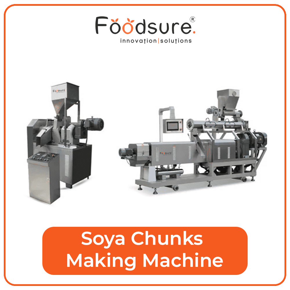 Automatic soya chunks making machine