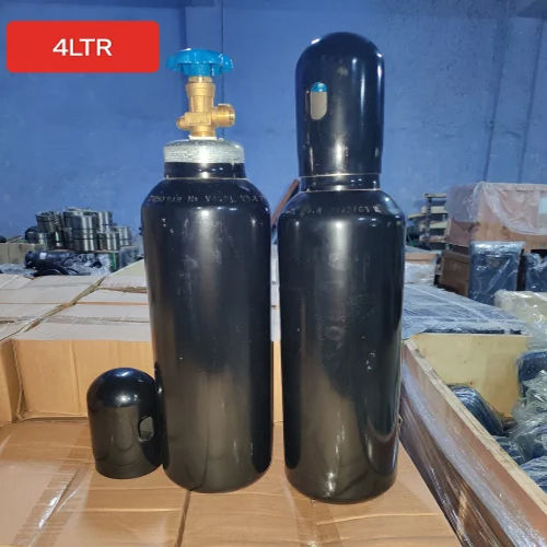 4Ltr Rock Breaker Nitrogen Gas Cylinder - Capacity: 4 Ltr/Hr