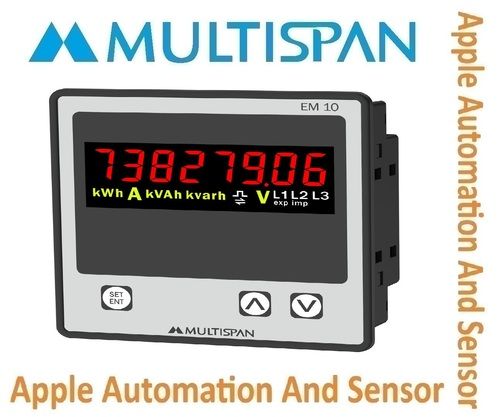 EM-10 Multispan Three Phase Energy (Kwh) Meter