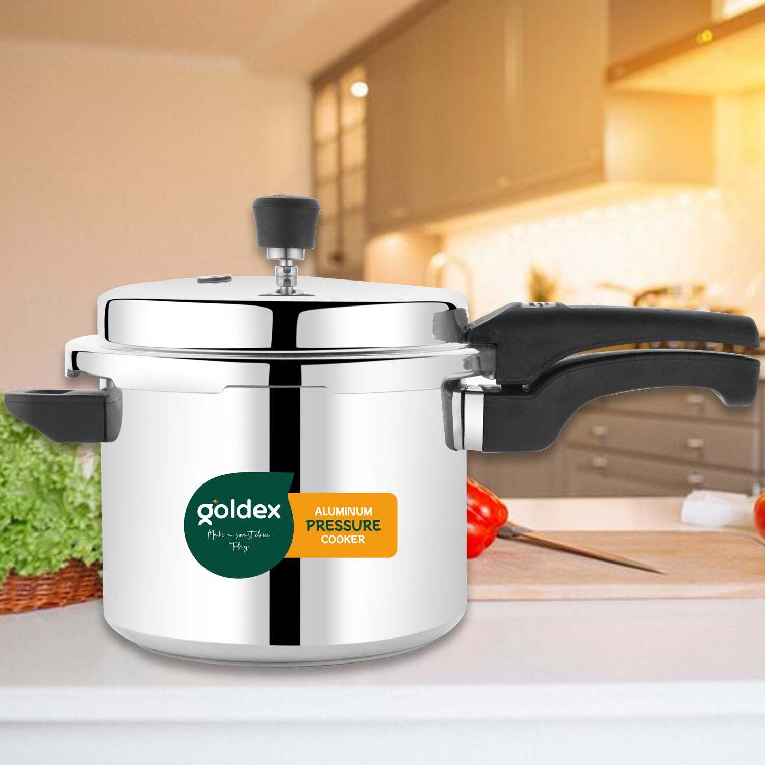 Aluminium Classic Goldex Pressure Cookerss