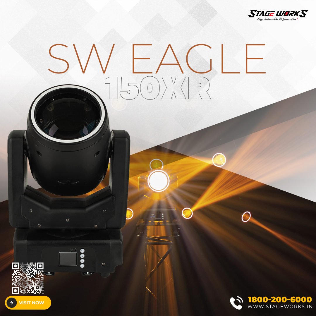 SW LED 150W Moving Beam Light with Head LED Circle