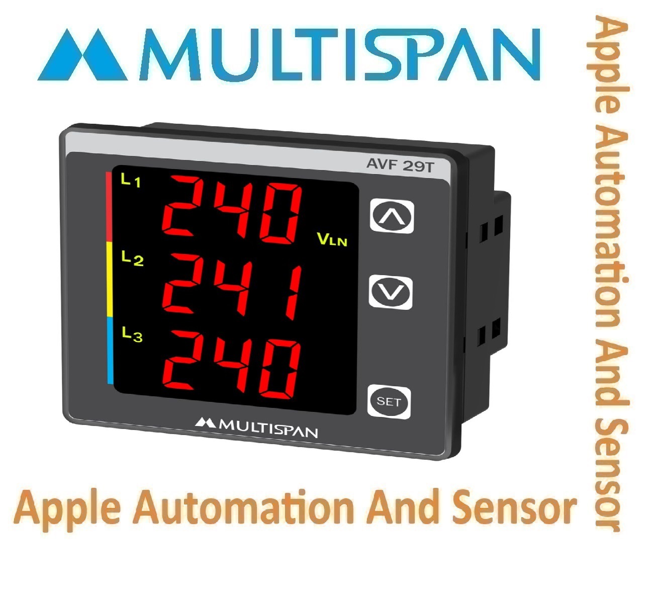 Pm-133 6 Display Multispan Avf Meter - Double Display Universal Input Pid Controller, Double Relay (4+4 Digit), 1 Year Warranty