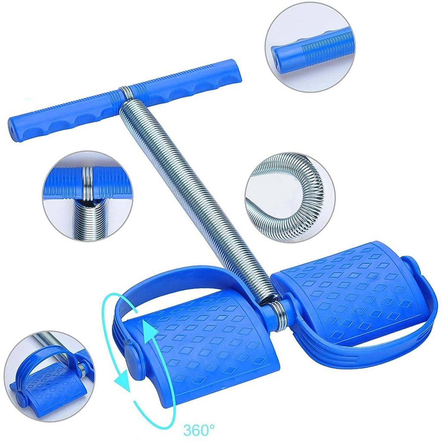 Spring Tension Pull Rope Resistance Band Exercise Strap Single Springs