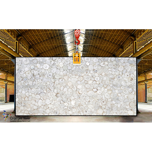 Classic Crystal Agate Slab - Natural Stone Type: Marble