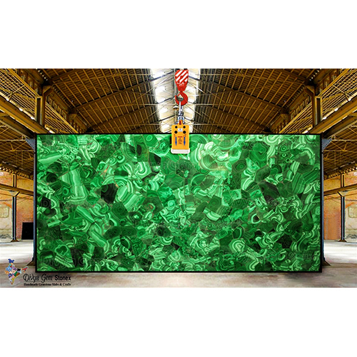 मालाकाइट स्लैब