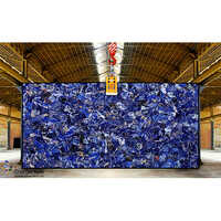 Royal Blue Sodalite Slab - Natural Stone Type: Marble