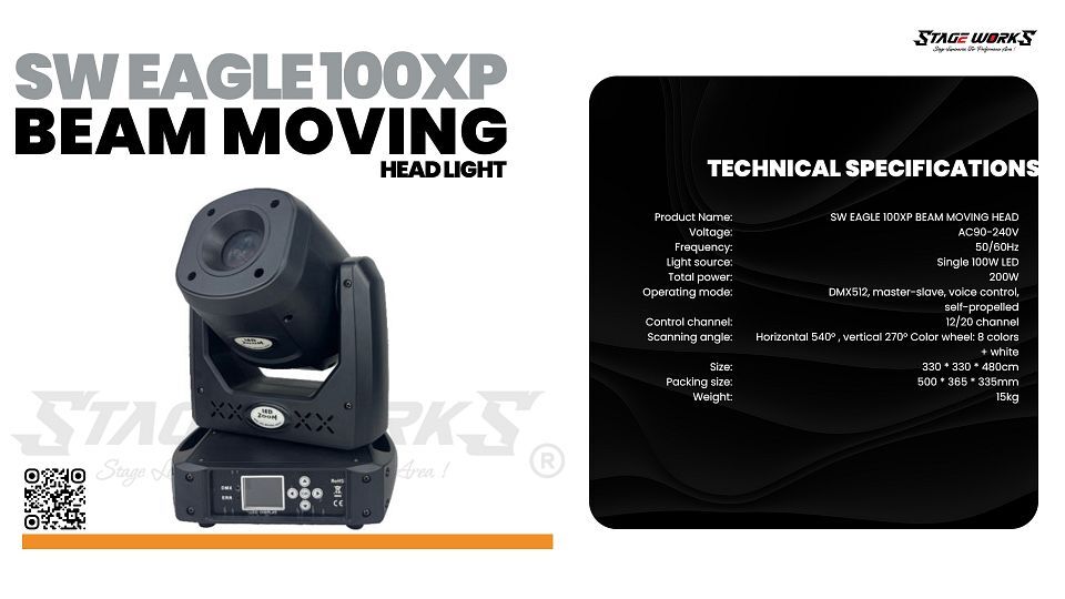 Sw Led 100w Moving Spot Light