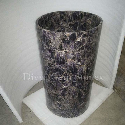 Amethyst Pedestal Basin - Feature: High Quality