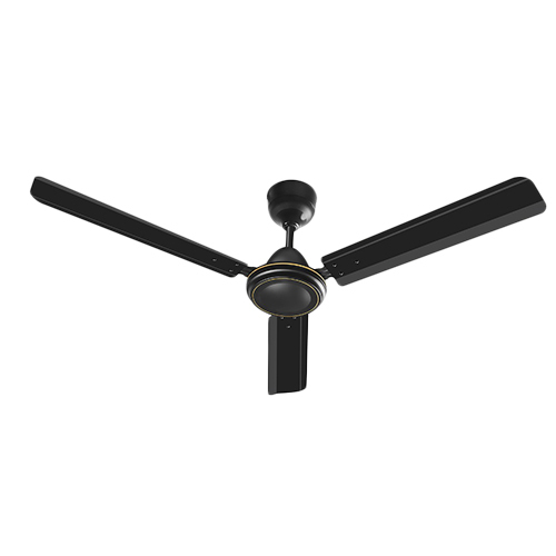 BLDC Ceiling Fan - Mild Steel Blades, 1200 mm Size, Black Color, 28W Power, 7 Speed Remote Control | 5-Star Energy Efficient, Ceiling Installation