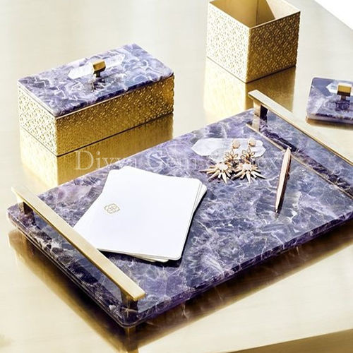 Amethyst Tray - Color: Different Available