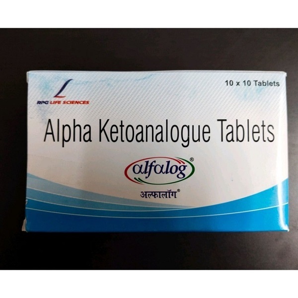 Alfalog Tablet - Nutritional Supplement For Chronic Kidney Disease , Reduces Blood Urea Levels And Delays Dialysis Requirement