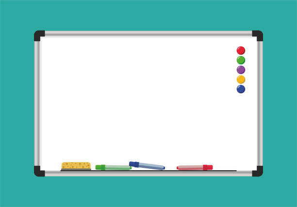 Magnetic Ceramic Whiteboard - High-quality Durable Design, Rectangular Shape For School, Office, And College Use