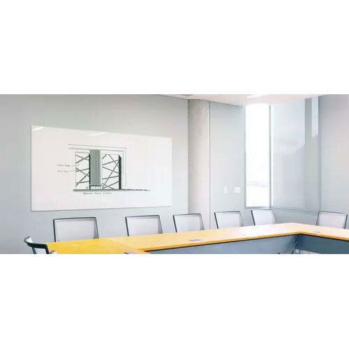 Ceramic Steel Whiteboard - Color: White