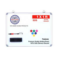 White Ceramic Marker Writing Board - Material: Aluminium