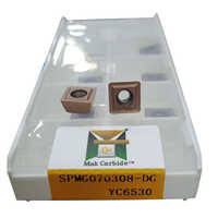 Spmg 070308 Dg Yc 6530 Carbide Insert - Industrial Use, Different Sizes | Brown Color, Warranty Included, Designed For Cnc Machines